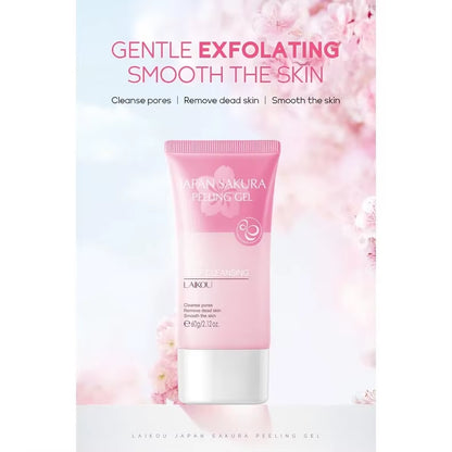 Sakura Peeling Gel Facial Exfoliation Cleans Pores Moisturizing Oil Control 60G
