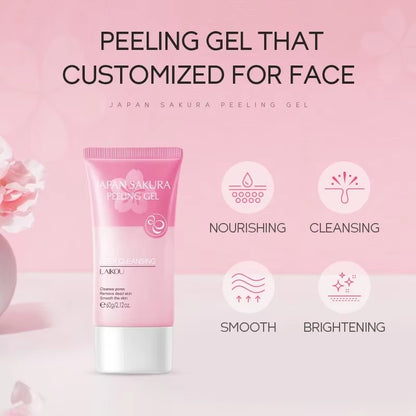 Sakura Peeling Gel Facial Exfoliation Cleans Pores Moisturizing Oil Control 60G