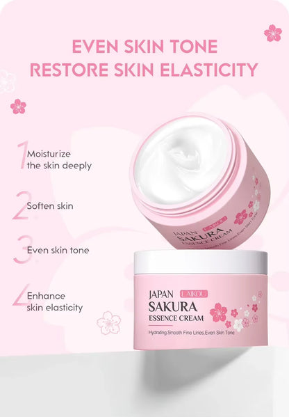 Sakura Hydrating Cream Moisturizer Whitening Nourishing Oil Control Moisturizing & Repairing Deep Hydration Lock Gentle