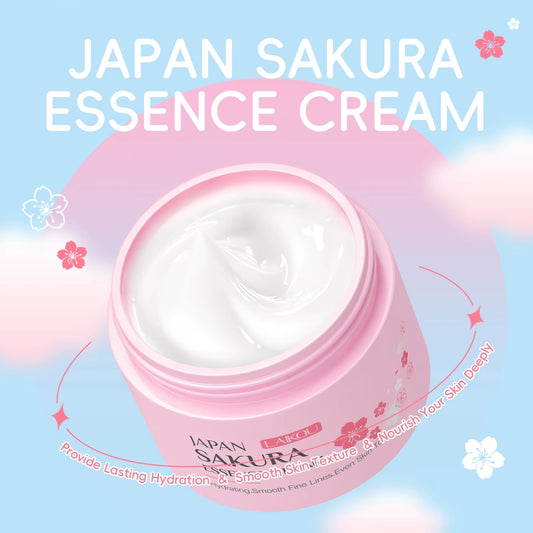 Sakura Hydrating Cream Moisturizer Whitening Nourishing Oil Control Moisturizing & Repairing Deep Hydration Lock Gentle