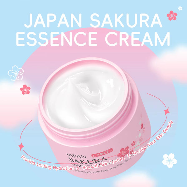 Sakura Hydrating Cream Moisturizer Whitening Nourishing Oil Control Moisturizing & Repairing Deep Hydration Lock Gentle