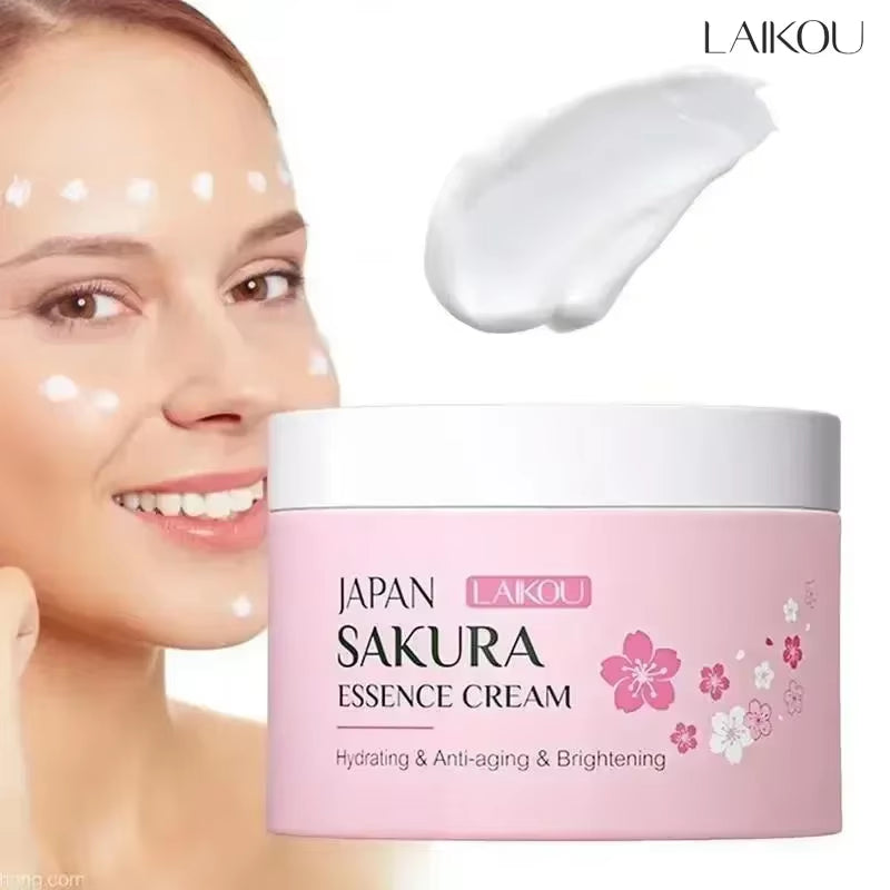 Sakura Hydrating Cream Moisturizer Whitening Nourishing Oil Control Moisturizing & Repairing Deep Hydration Lock Gentle